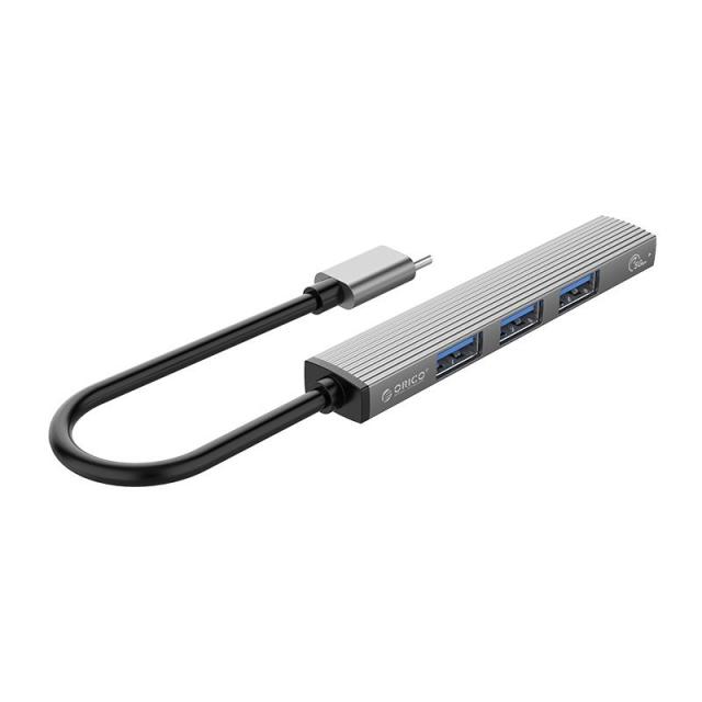  Хъб Orico USB3.0/2.0 HUB 4 port - Type-C input - AH-13-GY