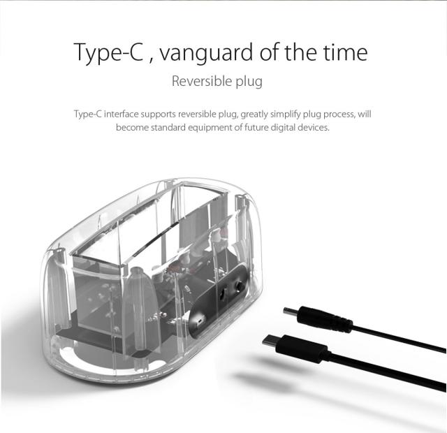 Докинг станция Orico, Storage - HDD/SSD Dock - 2.5 and 3.5 inch Type-C, transparent - 6139C3-EU-CR