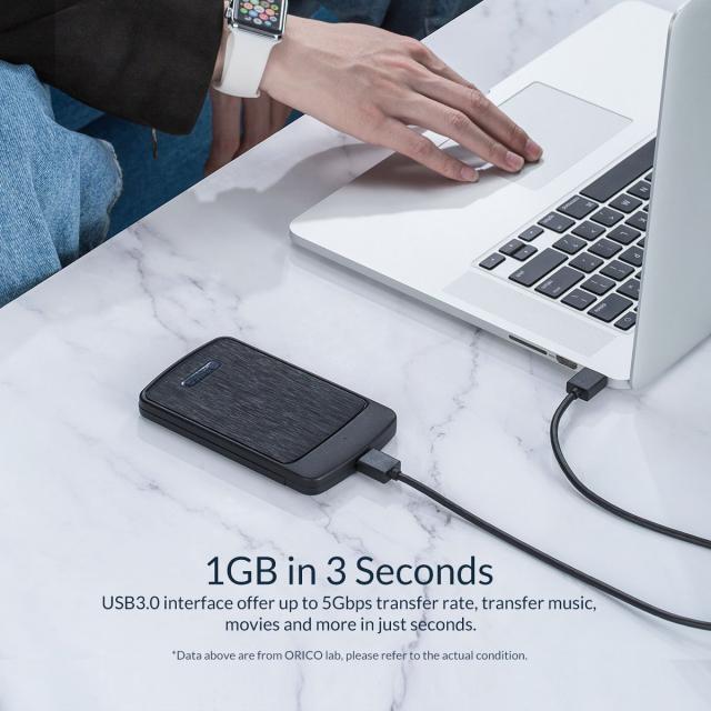 Кутия Orico, 2.5", SSD, HDD Storage - Case - 2.5 inch USB3.0 - 2020U3-BK