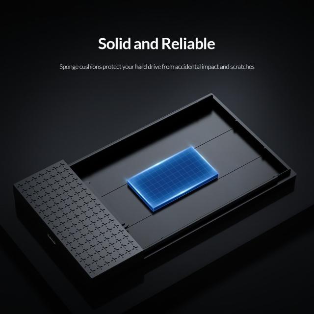 Кутия Orico, 2.5", SSD, HDD, Storage - Case - 2.5 inch TYPE C Black - 2526C3-BK