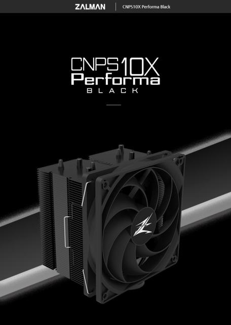 Охладител за процесор Zalman CPU Cooler CNPS10X PERFORMA BLACK, AMD/Intel