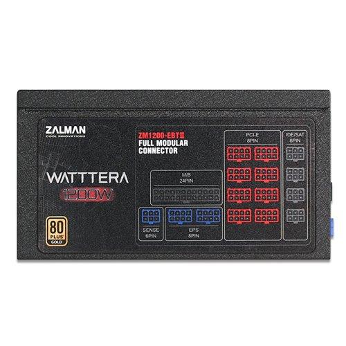 Захранване Zalman WATTTERA 1200W, 80PLUS GOLD, Active PFC