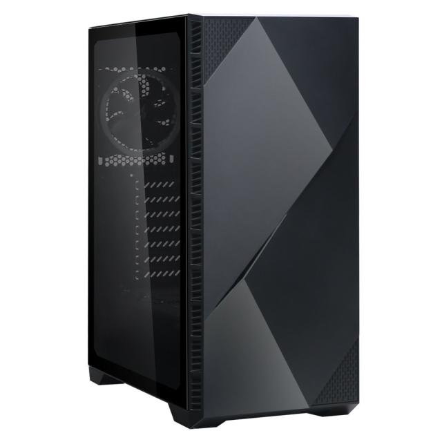 Kутия ZalmanZ3 ICEBERG BLACK, Middle Tower, E-ATX, ATX, mATX, Mini-ITX, ARGB, Tempered Glass
