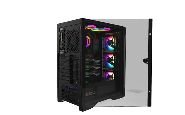 Кутия Gamdias TALOS E2 Elite, aRGB, Tempered Glass, 1 x USB 3.0, 2 x USB 2.0, HD Audio Headphones, HD Audio Mic, ATX/mATX/Mini-ITX 