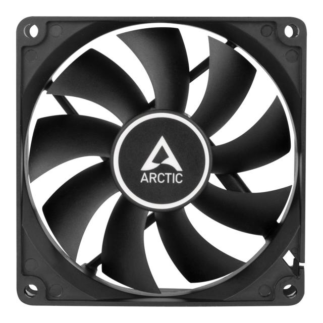 Вентилатор Arctic Fan F9 PWM PST, 92mm/150-1800rpm, черен, 4-pin PWM