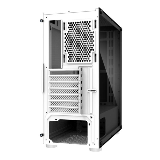 Кутия Zalman R2, 1x USB 3.0, 2 x USB 2.0, HD Audio Headphones/Mic, EATX/ATX/Micro ATX/Mini-ITX, бяла