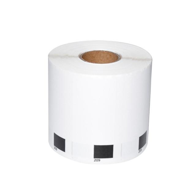 Makki съвместими етикети Brother DK-11209 ROLL ONLY - Small Address Paper Labels, 29mmx62mm, 800 labels per roll, Black on White - MK-DK-11209-RO