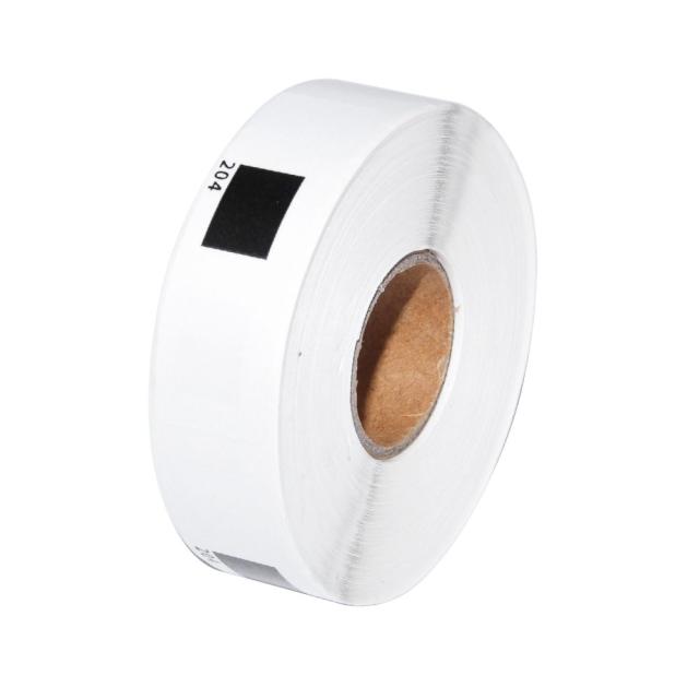 Makki съвместими етикети Brother DK-11204 ROLL ONLY - Multi Purpose Labels, 17mmx54mm, 400 labels per roll, Black on White - MK-DK-11204-RO