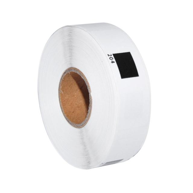 Makki съвместими етикети Brother DK-11204 ROLL ONLY - Multi Purpose Labels, 17mmx54mm, 400 labels per roll, Black on White - MK-DK-11204-RO