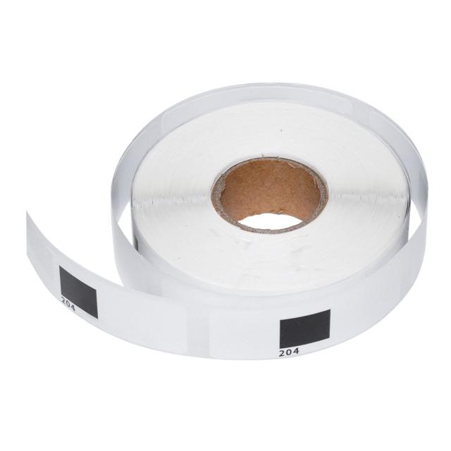 Makki съвместими етикети Brother DK-11204 ROLL ONLY - Multi Purpose Labels, 17mmx54mm, 400 labels per roll, Black on White - MK-DK-11204-RO