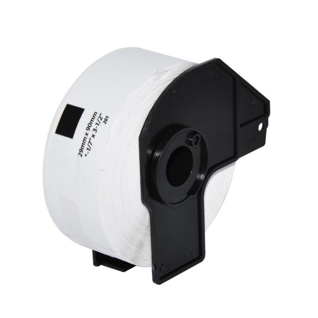 Makki съвместими етикети Brother DK-11201 - Roll Standard Address Labels, 29mmx90mm, 400 labels per roll, Black on White - MK-DK-11201