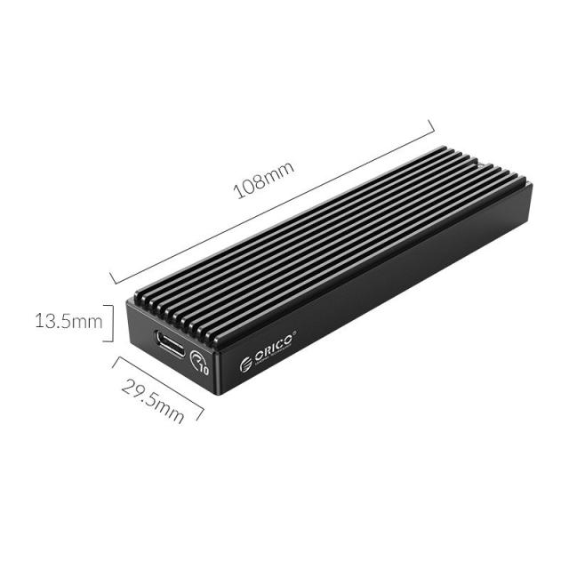 Кутия Orico за SSD, Storage - Case - M.2 NVMe M-key 10 Gbps - M2PV-C3-BK-BP