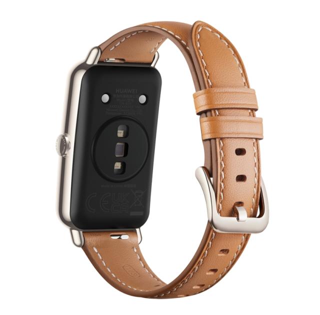 Фитнес гривна Huawei Watch Fit Mini, Fara-B69, 1,47" AMOLED 194x368 HD, 5ATM, 2.4 GHz, BT5.0, BLE , 180 mAh, Light Gold Aluminum Case, Mocha Brown Leather Strap