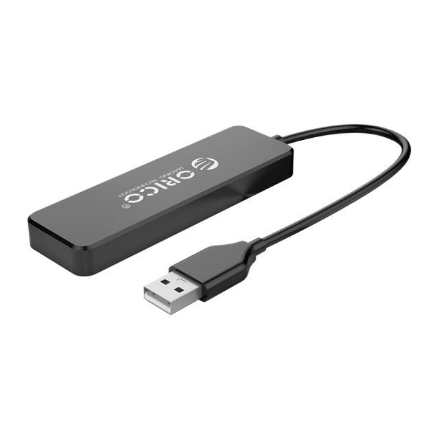 USB Хъб Orico 4 порта, USB 2.0 Type-A, черен