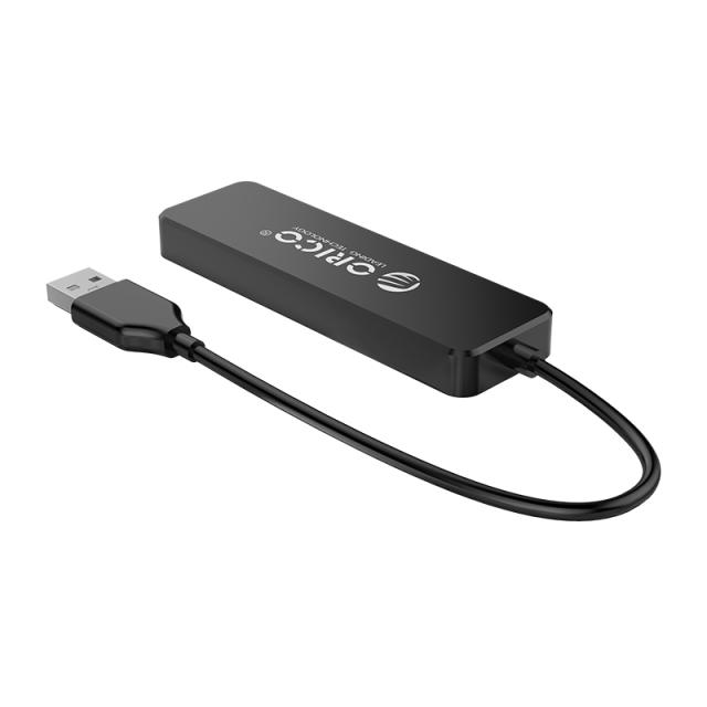 USB Хъб Orico 4 порта, USB 2.0 Type-A, черен