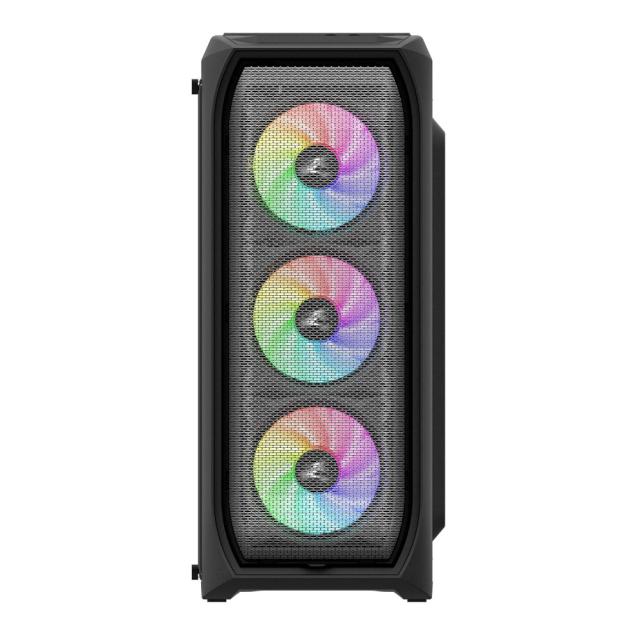 Кутия Zalman N5 MF, 1x USB 3.0, 4x RGB Spectrum вентилатора, ATX/Micro-ATX/Mini-ITX, Черна