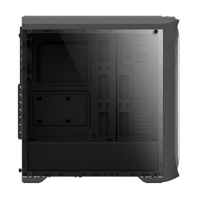 Кутия Zalman N5 MF, 1x USB 3.0, 4x RGB Spectrum вентилатора, ATX/Micro-ATX/Mini-ITX, Черна