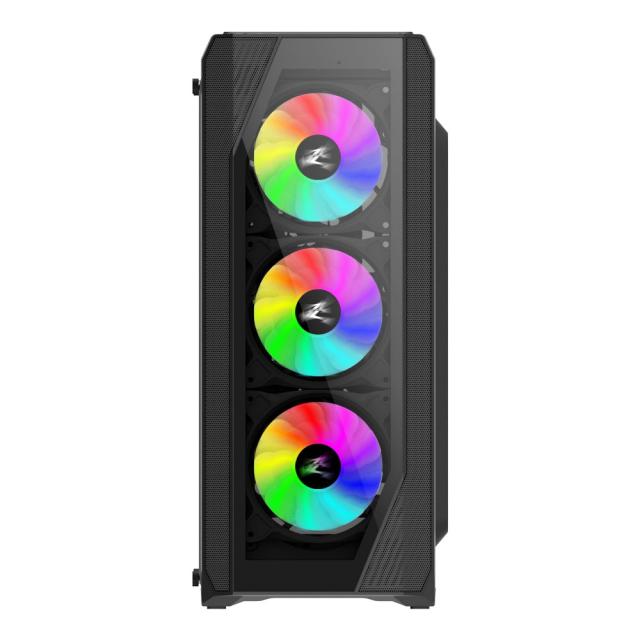 Кутия Zalman N5 TF, 1x USB 3.0, 4x RGB вентилатора, ATX/Micro-ATX/Mini-ITX, Черна