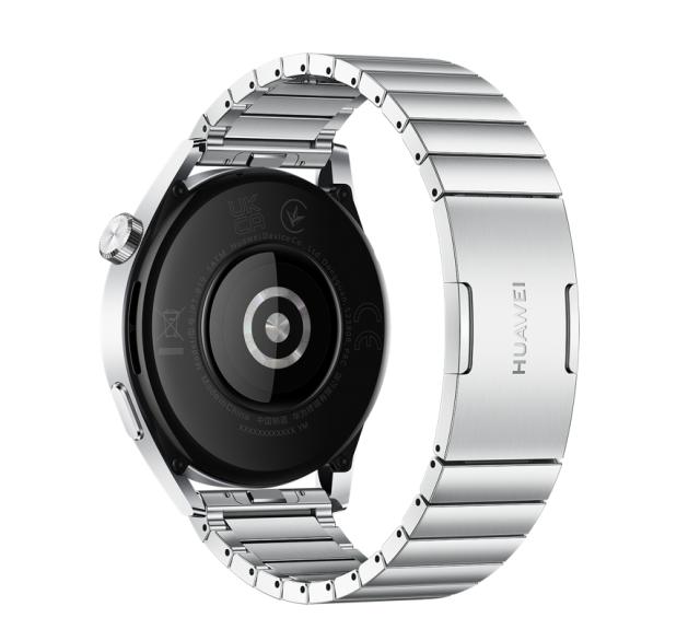 Часовник Huawei Watch GT 3 46mm, Elite Jupiter-B19T, 1.43", Amoled, 466x466, PPI326, 4GB, Bluetooth 5.2 supports BLE/BR/EDR, 5ATM, NFC, GPS, Battery 455 maAh, Stainless Steel Strap