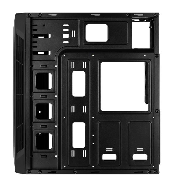 Кутия AeroCool Split RGB, Middle Tower, 1 x USB 3.0, 2 x USB 2.0, ATX/mATX/Mini-ITX 