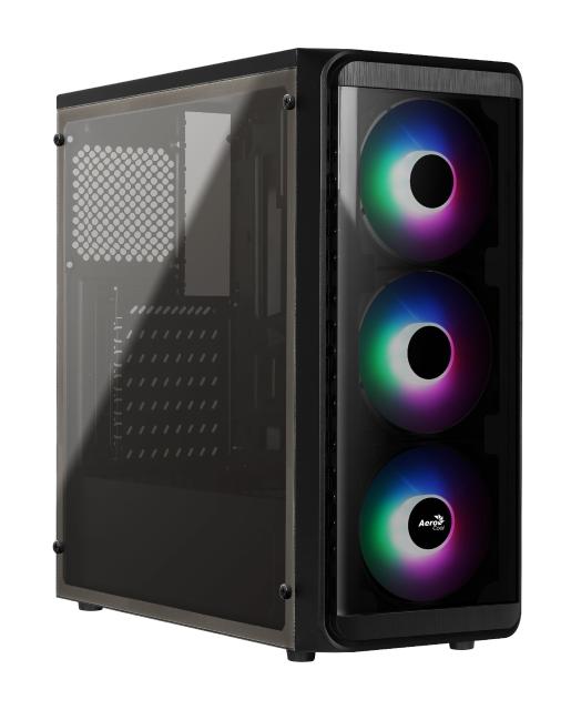 Кутия AeroCool SI-5200 Frost RGB, Middle Tower, 1 x USB 3.0, 2 x USB 2.0, ATX/mATX/Mini-ITX 