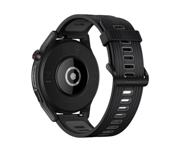 Часовник Huawei Watch GT Runner Runner-B19S, 1.43", Amoled,466x466, 4GB, BT(2.4 GHz, supports BT5.2 and BR+BLE+EDR), WR 5ATM, GPS, WiFi,NFC, Battery 451mAh, Ultra-long battery life 14 days,Harmony OS, APP Galery Black Silicone strap