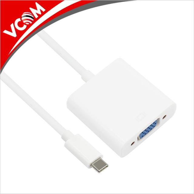 Кабел VCom Адаптер Adapter USB 3.1 Type-C M / VGA F - CU421