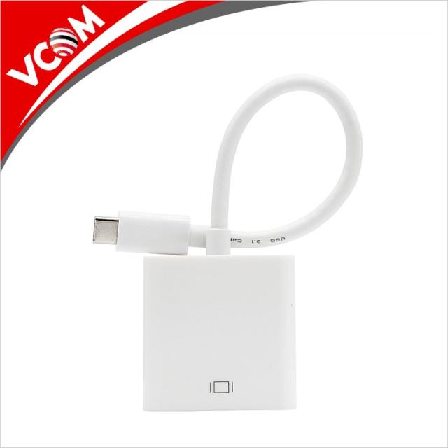 Кабел VCom Адаптер Adapter USB 3.1 Type-C M / VGA F - CU421