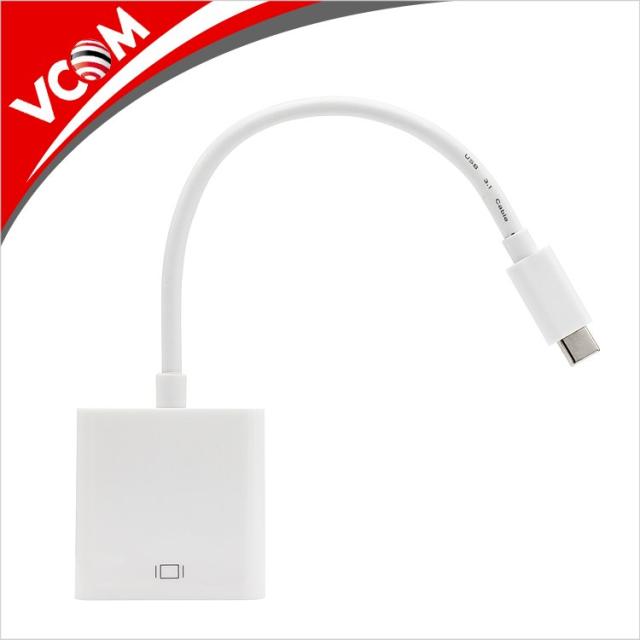 Кабел VCom Адаптер Adapter USB 3.1 Type-C M / VGA F - CU421