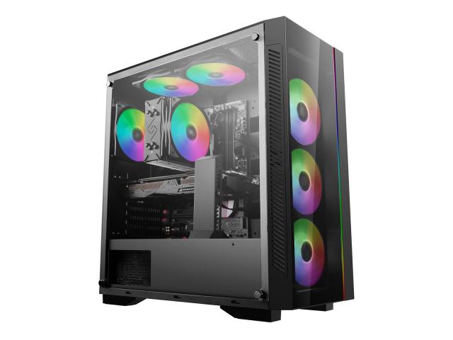 Кутия DeepCool MATREXX 55 V3 ADD-RGB 3F, 1 x USB 3.0, 2 x USB 2.0, EATX ATX mATX Mini-ITX