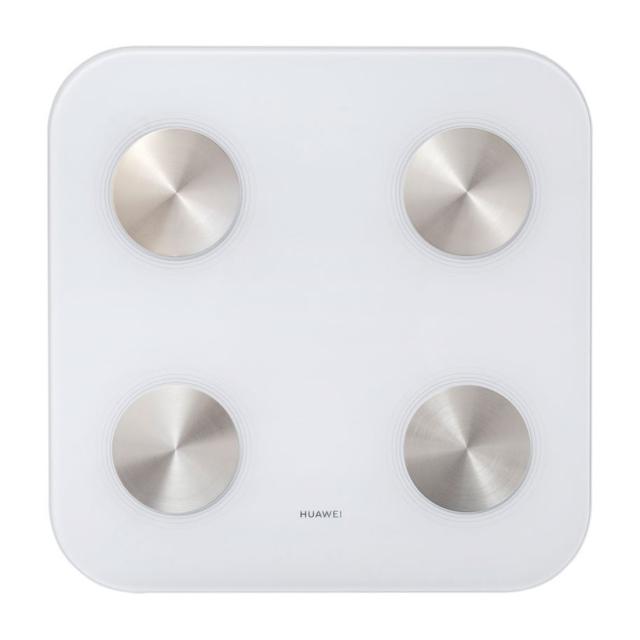 Везна Huawei Scale 3, Herm-B19, Smart Body Fat Scale, Smart Health Monitoring, Elegant White 