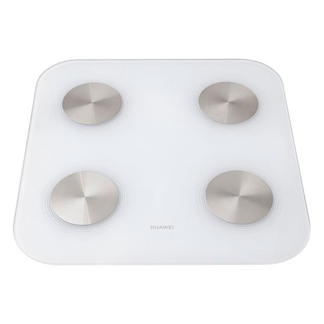 Везна Huawei Scale 3, Herm-B19, Smart Body Fat Scale, Smart Health Monitoring, Elegant White 