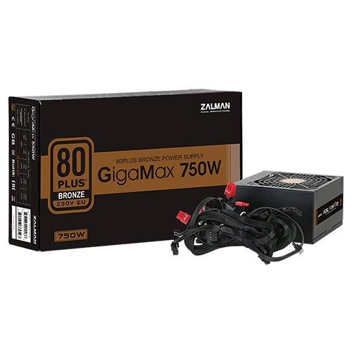 Захранване Zalman ZM750-GVII, PSU GigaMax 750W, 80 PLUS BRONZE, Active PFC