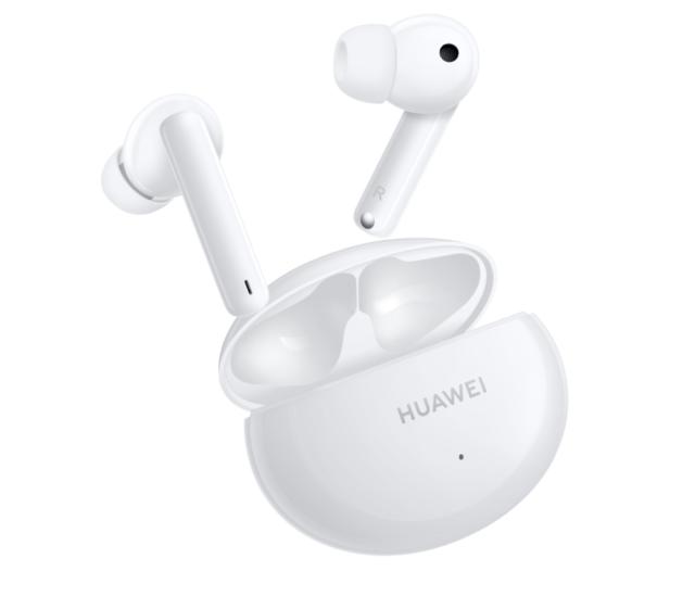 Слушалки Huawei FreeBuds 4i, безжични, микрофон, ANC, до 10 часа време на работа, Бели