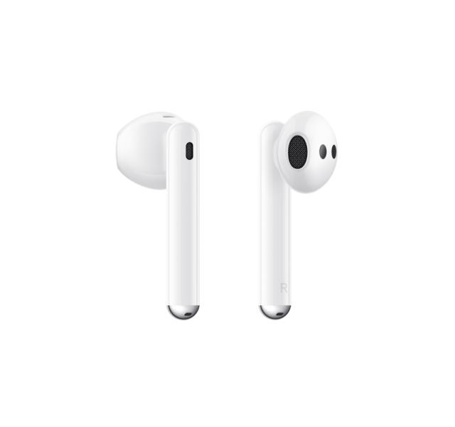 Слушалки Huawei FreeBuds 4, Hero-CT060, 14.3 mm large LCP dynamic drive, Ear-matching Noise Cancellation, Triple microphones, 20 Hz – 20 000 Hz, BT 5.2, Hero-CT060, Battery capacity: 410 mAh , Ceramic White