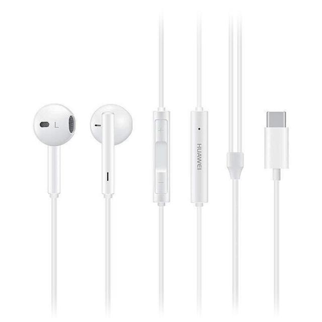 Слушалки Huawei Classic Earphones (USB-C Edition) CM33, White