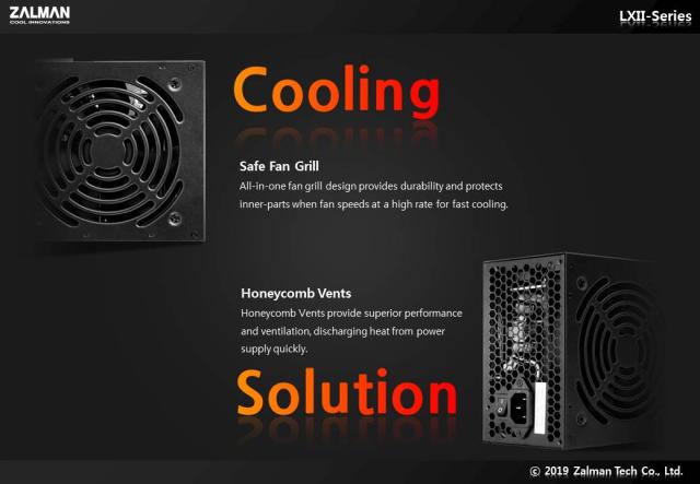 Захранване Zalman ZM500-LXII, PSU 500W, Active PFC