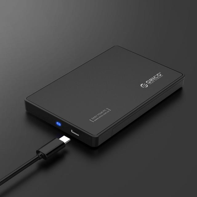 Кутия Orico, 2.5", SSD, HDD Storage - Case - 2.5 inch USB Type-C Gen2, UASP, black - 2588C3-G2-BK