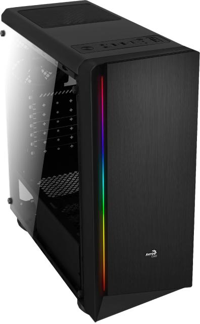 Кутия AeroCool RIFT RGB, Middle Tower, 1 x USB 3.0, 2 x USB 2.0, SD Card Reader, ATX/mATX/Mini-ITX 