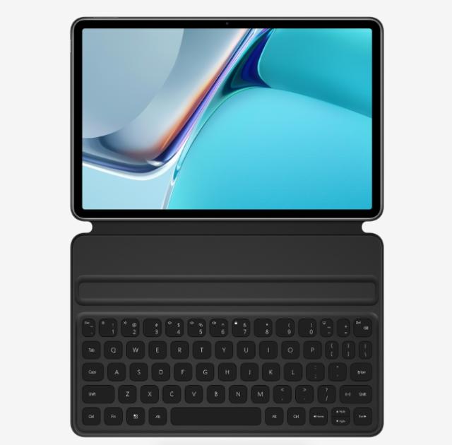 Таблет Huawei MatePad 11, Matte Grey, Debussy-W09CS, 10.95", IPS Touch, 2560x1600,  Snapdragon 865 (1x2.84GHz+3x2.4GHz+4x1.8GHz),6GB/128GB, 802.11 a/b/g/n/ac/ax, 2.4 GHz/5 GHz, CAM 8MP+13MP, FPT, BT 5.1, 7250 mAh, Harmony OS 2.0_Huawei KBD