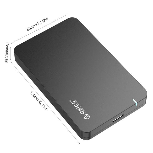 Кутия Orico, 2.5", SSD, HDD, Storage - Case - 2.5 inch USB3.0 Black - 2569S3-BK