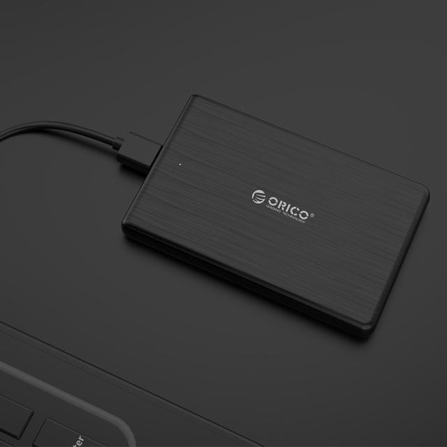 Кутия Orico, 2.5", SSD, HDD Storage - Case - 2.5 inch USB Type-C -  2189C3-BK