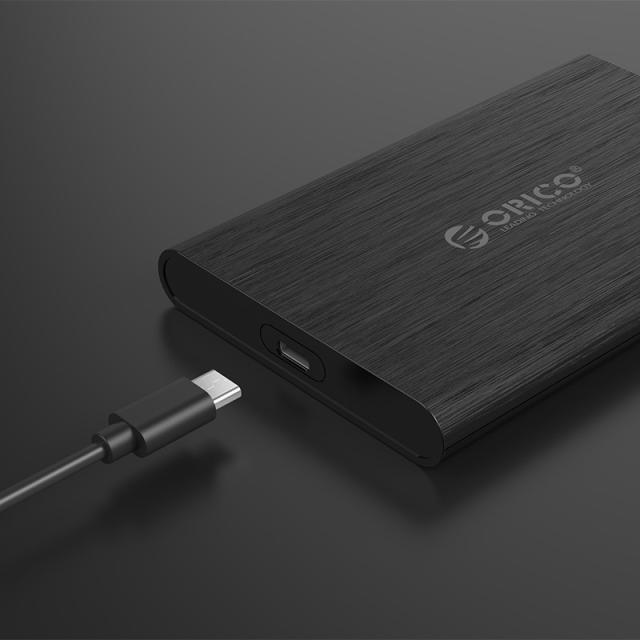 Кутия Orico, 2.5", SSD, HDD Storage - Case - 2.5 inch USB Type-C -  2189C3-BK