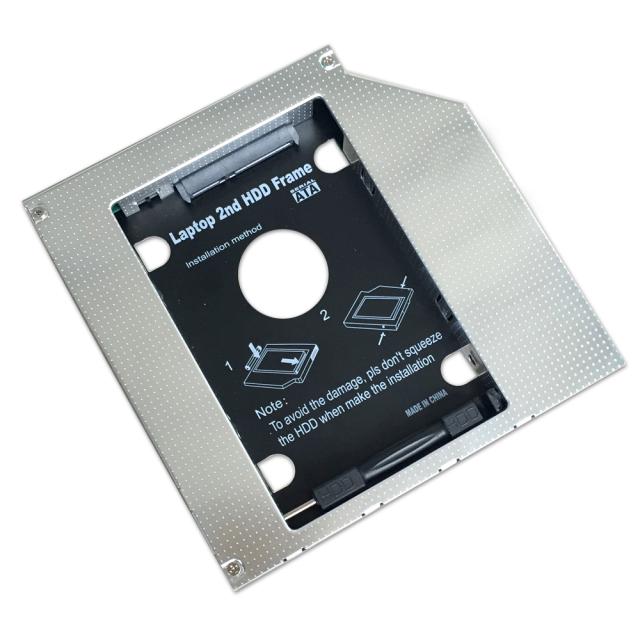 Kади Makki за лаптоп Laptop Caddy 12.7mm SATA3 with LED/switch MAKKI-CADDY-127-LS