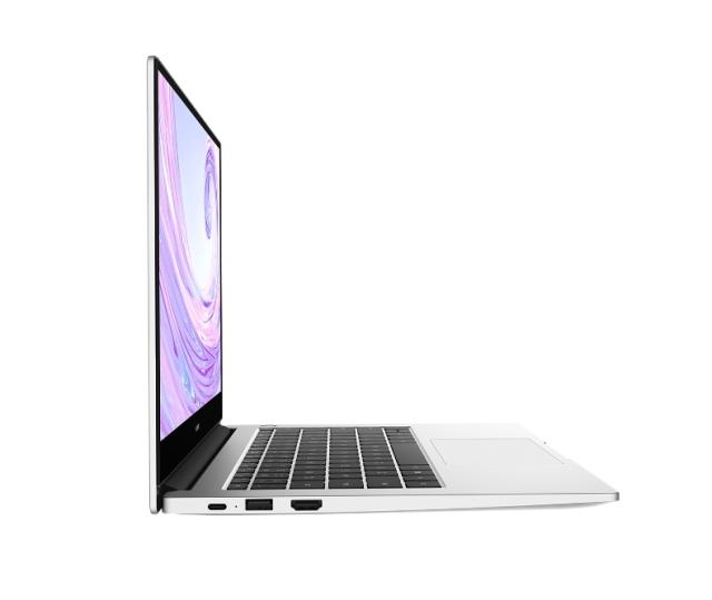 Лаптоп Huawei Matebook D14, NobelB-WAI9B, IPS FHD, Intel Core i3-10110U, 8GB+256GB NVMe PCIe SSD, FPR, BT 5.0, USB-C, HDMI, USB 2.0, USB 3.0, Windows 10 Home,  Silver