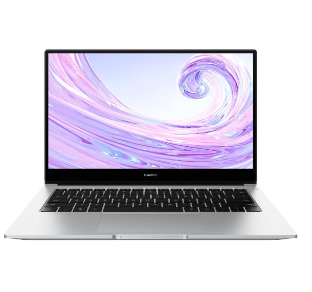 Лаптоп Huawei Matebook D14, NobelB-WAI9B, IPS FHD, Intel Core i3-10110U, 8GB+256GB NVMe PCIe SSD, FPR, BT 5.0, USB-C, HDMI, USB 2.0, USB 3.0, Windows 10 Home,  Silver