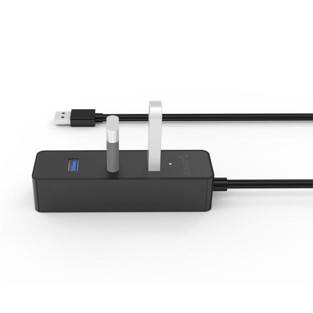 USB Хъб Orico 4 порта, USB 3.0 Type-A, черен