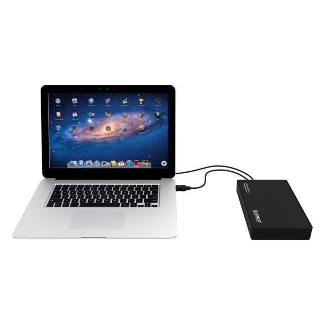 Кутия Orico, 3.5", HDD USB3.0 UASP black - 3588US3