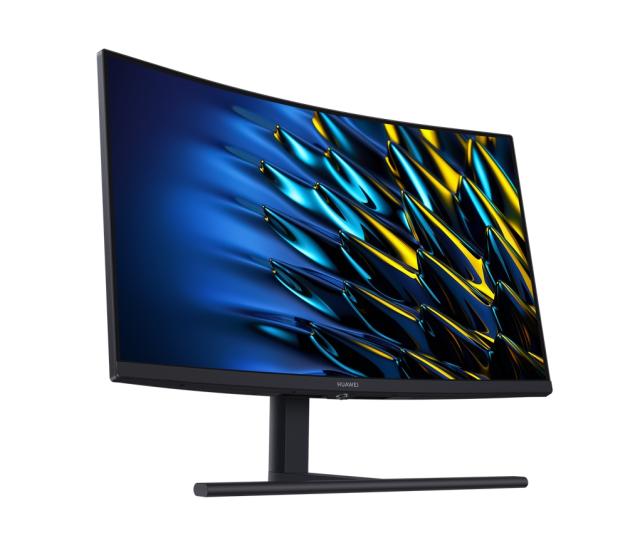 Монитор Huawei MateView GT 27" curved 1500R, Xuanwu-CBA, 16:9, WQHD 2560 x 1440, VA 10 bits, HDR10, 165Hz Refresh Rate, Anti Glare, 350 nits, 4000:1, 90% DCI-P3 (typical value) / covering 100% sRGB, Flicker Free, Low Blue Light, 1x USB-C (only for po