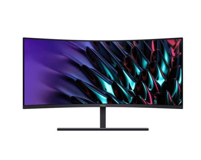 Монитор Huawei MateView GT 34" curved 1500R, Zhuque-CBA, 21:9, WQHD 3440 x 1440, VA 10 bits, HDR10, 165Hz Refresh Rate, Anti Glare, 350 nits, 4000:1, 90% DCI-P3 (typical value)/covering 100% sRGB, Flicker Free, Low Blue Light, 1x USB-C (only for powe